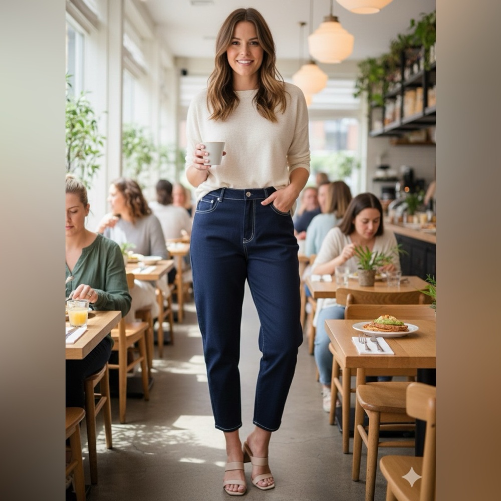 Zara Dark Blue Denim Jeans
6